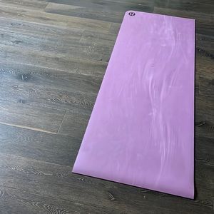 Lulu lemon yoga mat THE REVERSIBLE MAT 5MM Chalky Rose/White/Chalky Rose